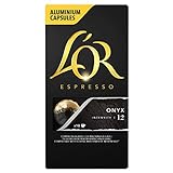 L'Or Espresso Café Ristretto Intensidad 11 - 100 cápsulas de aluminio compatibles con máquinas Nespresso (R)* (10 Paquetes de 10 cápsulas)